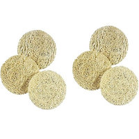 Loofah Face Pads Natural Exfoliating Facial Skin Scrub 6 Pack