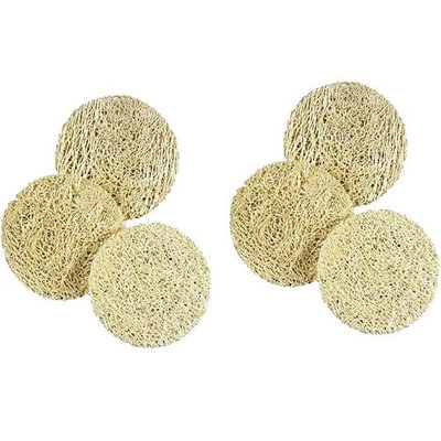 Loofah Face Pads Natural Exfoliating Facial Skin Scrub 6 Pack