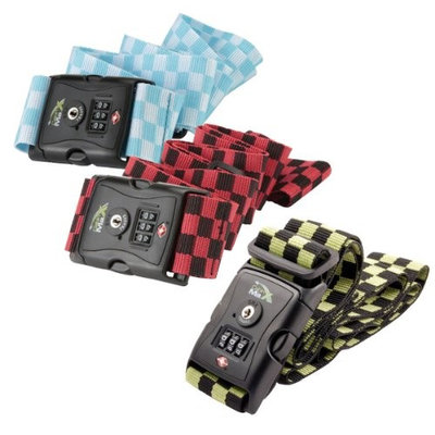 Cabin Max TSA 3 dial lock and Luggage Strap - 80