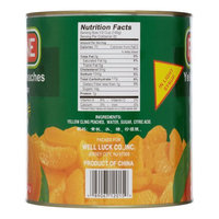 Fortune, Yellow Cling Peaches Sliced, 106 Oz