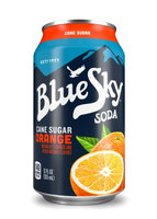 Blue Sky® Cane Sugar Orange Soda 6-12 fl. oz. Cans