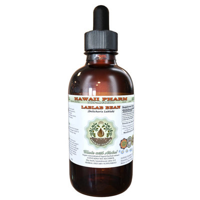 Lablab Bean (Dolichoris Lablab) Glycerite, Dried Seeds Alcohol-Free Liquid Extract, Bai Bian Dou, Semen Dolichos Lablab, Glycerite Herbal Supplement 2 oz