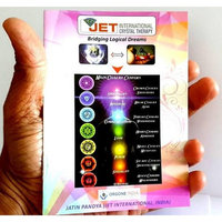 Energized Citrine Orgone Massage Wand Faceted Booklet Jet International Crystal Therapy A+ Healing Energy Orgone Orgonite Life Force Negative Ion Generator