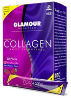 Glamour Nutrition Glamour Collagen Stick Packs, Berry Passion, 20 Ct