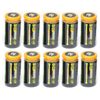 Ultimate Arms Gear 10 Pack CR123A 1200 mAh Lithium Rechargeable Batteries Battery For MAGLITE Flashlight Light Laser
