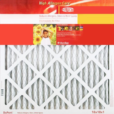 13x21.5x1 Dupont High Allergen Care MERV 11 Air Filters (6Pack)