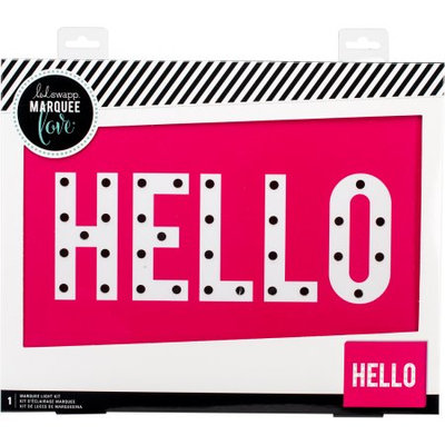 American Crafts Heidi Swapp Marquee Love Box-Hello 15