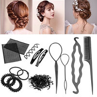 10Pcs Women Magic Braiders Hair Twist Styling Clip Stick Bun Maker Braid Tool US