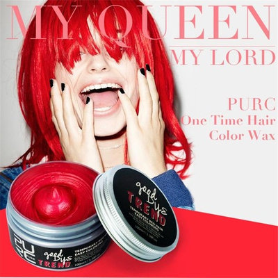 Fabal NEW DIY Hair Clay Wax Mud Dye Cream Grandma Hair Ash Dye Temporary