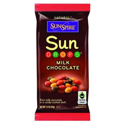 Hain Celestial SunSpire SunDrops Chocolate Candy, Sunflower Seed, 1.18 Oz, 24 Ct