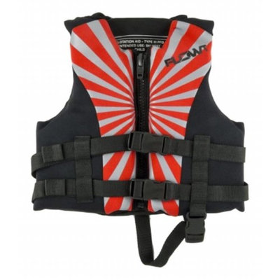 Flowt 40219-CLD All Purpose Character Life Vest Red - Lightweight Neoprene EPE foam & Child
