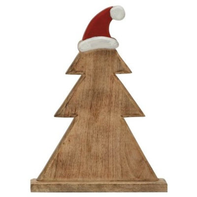 Wooden Carved Adorable Christmas Tree
