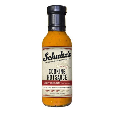 Schultz's Gourmet Cooking Hot Sauce, Spicy Original, 13 Oz