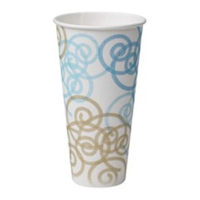 DIXIE 5364WM Insulated Disp. Hot Cup,24 oz, Wht, PK500