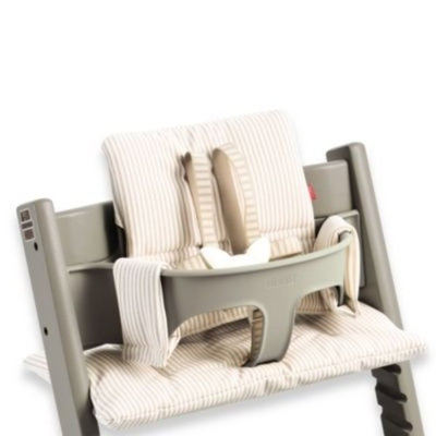 Stokke Tripp Trapp Cushion, Beige Stripes