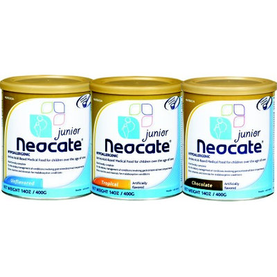 Neocate Junior Pediatric Nutrition Chocolate Powder 14 oz. Can 10 Pack
