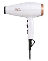 Rx7 Superlite White & Copper Ionic Tourmaline Hair Dryer Set
