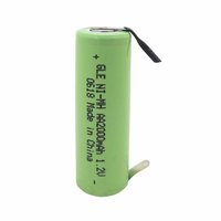 Geilienergy NiMh 1.2V AA 2000mAh Shaver battery with solder tabs for Braun, Norelco, Remington shaver models (Pack Of 1)