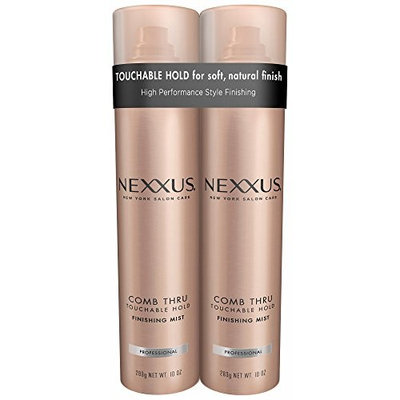 Nexxus Salon Hair Care Comb Thru Touchable Hold Finishing Spray, 2 pk./10 oz. (pack of 2)