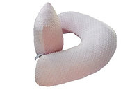 The Twin Z Comp The 4 in 1 One Z PINK Nursing Pillow w AMAZING BACK SUPPORT- PINK COLOR COVER