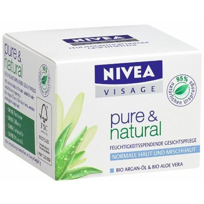 Nivea Visage Pure & Natural Day Cream for Normal / Combination Skin 50 Ml