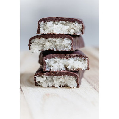 Truth Bar (Prebiotic + Probiotic) - Dark Chocolate Coconut (12 Pack) - Low Sugar, Vegan, Gluten Free, High fiber, Soy Free, Non-GMO, Kosher, Vegan Nutrition Snack Bar with Premium Dark Chocolate