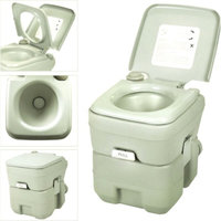 Portable Flushing Toilet For Camping 5 Gallon 20L Commode Potty Outdoor/Indoor Comfort Convenience Environmental Protection Powerful Flushing Easy To Use Push Button Operation-MegaTrade Prime