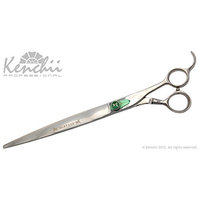 KENCHII Mustang Level-3 9.5 Inch Curved Offset Handle Scissor - Silver