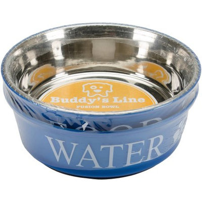 Kreinik Food & Water Set Large 2Qt-Blue