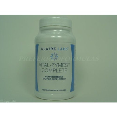 Klaire Labs Vital-Zymes Complete, 120 Vegetarian Capsules