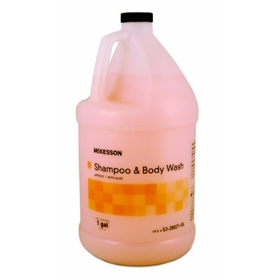 Mckesson Conditioning Shampoo and Body Wash Apricot 1 Gallon Jug