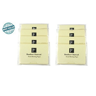 2 packs of Pretie Asian Bamboo Charcoal Extra Thick Super Absorbent Facial Blotting Paper/Oil Absorbing Sheets (160 sheets in total). Pop-up Inter-folded sheets.