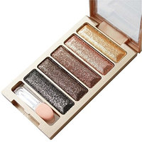 5 Color Glitter Eye Shadow Powder Palette Shimmer Metallic Eyeshadow Palette By DMZing