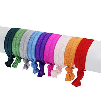Hair Ties,Htianc Hair Elastics Ties Hair Bands for Girls - 100 Packs