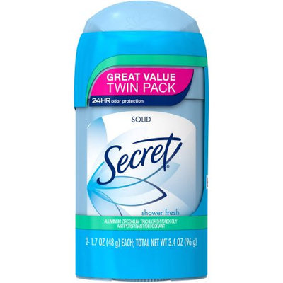 Secret Wide Solid Powder Fresh - Twin Pack