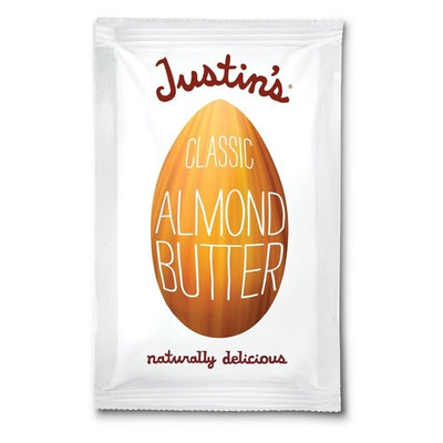 Justin's Nut Butter Natural Classic Almond Butter 10 Count Squeeze Packs, 11.5-Ounce Boxes (Pack of 4)