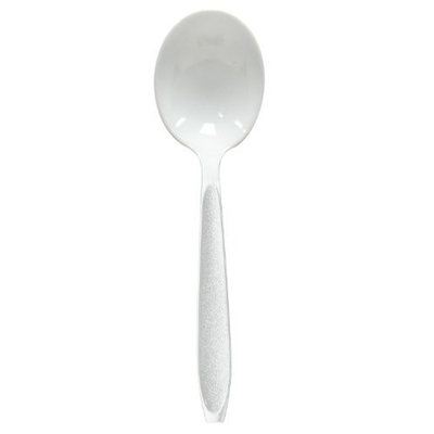 Solo HSWSX-0007 Heavy Weight PS White Soup Spoon Boxed (Case of 1000)