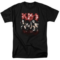 KISS/SMOKE AND MIRRORS-S/S ADULT 18/1-BLACK-3X