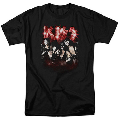KISS/SMOKE AND MIRRORS-S/S ADULT 18/1-BLACK-3X