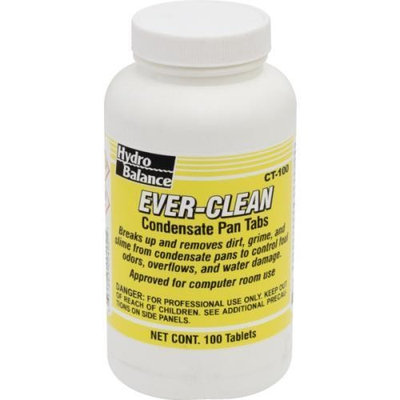 Hydro Balance Ever-Clean Condensate Pan Tablets, 100 Tablets Per Package