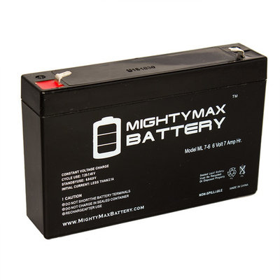 Ride On Replacement 6V 7AH Battery For Kids Ride On Power Car Wheels