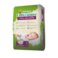 Happy Little Camper Natural Diapers, Size 1, 36 Diapers