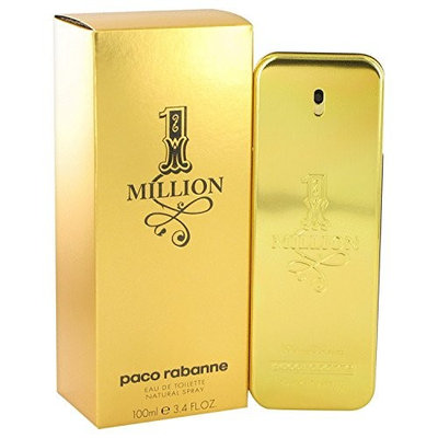 Pacö Rabänne 1 Milliön Cölogne For Men 3.4 oz Eau De Toilette Spray + a FREE After Shave Balm For Men
