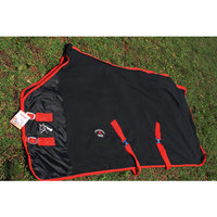 Horse Exercise Sheet Polar FLEECE COOLER Blanket Wicks Moisture Black 4352