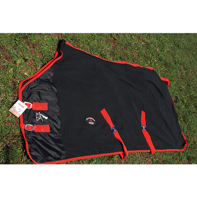 Horse Exercise Sheet Polar FLEECE COOLER Blanket Wicks Moisture Black 4352