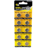 10pk Exell EB-L1142 Alkaline 1.5V Watch Battery Replaces AG12 386 LR43