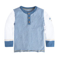 Toddler Boy Burt's Bees Baby Colorblock Organic Henley
