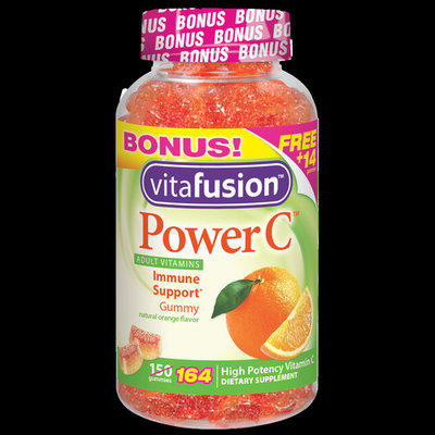 Vitafusion Power C Adult Vitamin C Gummies, Orange, 240 mg, 164 Ct BONUS