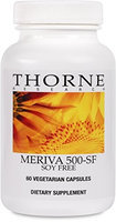 Thorne Research - Meriva-500 SF (Soy Free) - Curcumin Phytosome Supplement - 60 Capsules