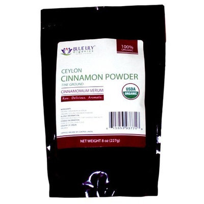 Blue Lily Organics Ceylon Cinnamon Powder - 2 Pack (1 Lb X 2) - Certified Organic